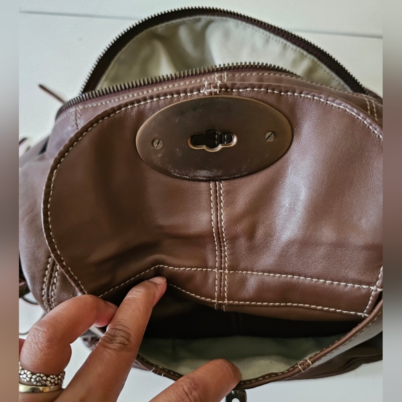 MULBERRY ARALINE Hobo Shoulder Handbag Big TASSELS - Picture 10 of 16